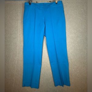 Talbots Hampshire Womens size 18W Blue Ankle Slit Hem